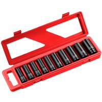Clarke CIS12/10D 10 Piece 1/2 Drive 10 - 24mm Deep Impact Socket Set"