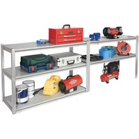 Clarke 6600640 Cs5265S 1.2M Wide Span Boltless Shelving (Silver)