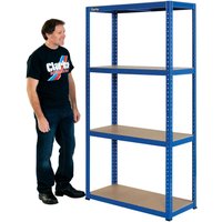 Clarke 6600758 Csr4200/40Bl Heavy Duty 200 Boltless Shelving (Blue)