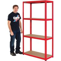 Clarke 6600760 Csm4200/40Rp Heavy Duty 200 Boltless Shelving (Red)