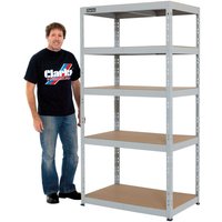 Clarke 6600764 Csm5265/60Lg 265 Boltless Shelving (Light Grey)