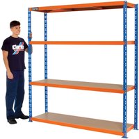 Clarke 6600726 Csr4550/50Bo 550 Heavy Duty Boltless Shelving (Blue & Orange)