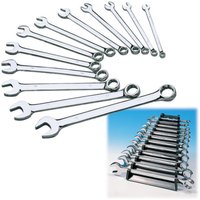 Clarke 1700420 Pro20 12 Piece Combination Wrench/Spanner Set - Metric