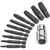 Clarke 1700738 Pro332 11 Piece Torx® Screw Extractor Set