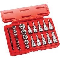 Clarke 1700762 Pro356 29 Piece 3/8 & 1/4 Drive Socket & Bit Set