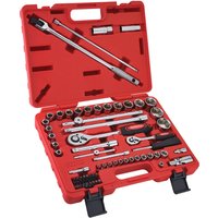 Clarke PRO389 62 Piece 1/2" & 1/4" Drive Socket & Bit Set