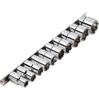 Clarke PRO417 AF 1/2 Drive Socket Set on Rail"