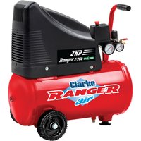 Clarke Ranger 7/260 7.8cfm 24 Litre 2HP Oil Free Air Compressor (230V)