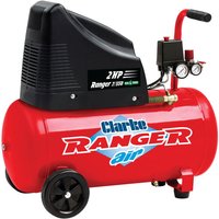 Clarke Ranger 7/550 7.8cfm 50 Litre 2HP Oil-Free Air Compressor (230V)