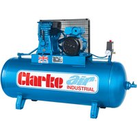 Clarke XE15/150 (WIS) 14cfm 150 Litre 3HP Industrial Air Compressor (400V)