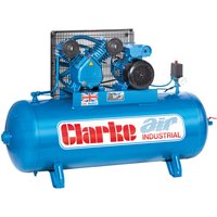 Clarke XEV16/150 (O/L) 14cfm 150 Litre 3HP Industrial Air Compressor (230V)
