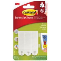 Command™ 17201-4PK Picture Hanging Strips Medium (Pack 4)