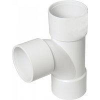 Davant Upvc Solv Weld Tee X 50Mm Bright White MU24WB