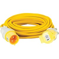 Defender E85240 110V Extension Lead Yellow 4Mm² 32A 14M 35819