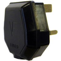 Dencon 1709 Bs1363/A Black Plug 13 Amp 1709