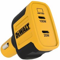 Dewalt Telecoms 2-Port Pps Pd Car Charger 120W 141 0484 DWG