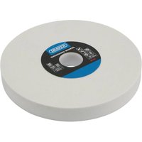 Draper 04142 Aluminium Oxide Bench Grinding Wheel 200 X 25Mm 80G White 1