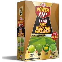 Doff F-LM-C20-DPU Powerup Complete Lawn Feed/Weed/Moss Killer 3.2Kg F-Lm-C20-Dpu