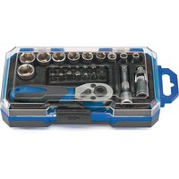 Draper 27 Piece 1/4" Drive Socket and Screwdriver Bit Set