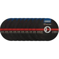Draper Inox Flat Metal Cutting Discs Pack of 10