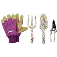 Draper 08993 Garden Tool Set With Floral Pattern (4 Piece) each 1
