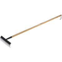 Draper 14306 Carbon Steel Garden Rake With Ash Handle each