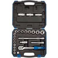 Draper 24 Piece 1/2" Drive Hex Socket Set Metric