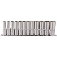 Draper 12 Piece 1/2" Drive Deep Hex Socket Set Metric