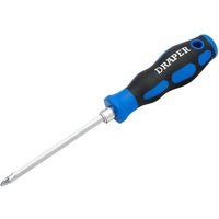 Draper 2-In-1 Reversible Blade Soft Grip Screwdriver Sl6/Pz2 X 175Mm Pk 1 21009