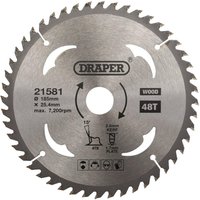 Draper TCT Wood Cutting Circular Saw Blade