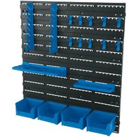Draper 18 Piece Wall Mounted Tool Storage Board
