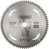 Draper TCT Wood Cutting Circular Saw Blade