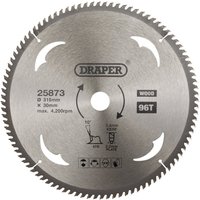 Draper TCT Wood Cutting Circular Saw Blade