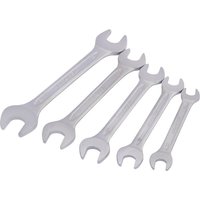 Draper 5 Piece Double Open End Spanner Set Metric