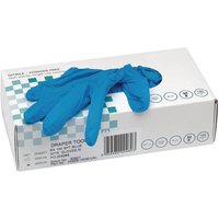 Draper 30927 Nitrile Gloves Medium Blue (Pack Of 100) each