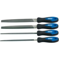 Draper 4 Piece Soft Grip Engineers File Set