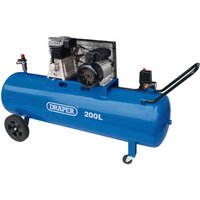 Draper DA200/369M Belt Driven Air Compressor 200 Litre