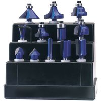 Draper 12 Piece 1/4" Router Bit Set