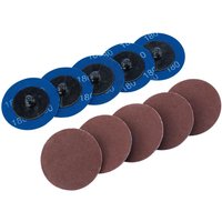 Draper 50mm Diameter Aluminium Oxide Sanding Disc