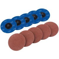 Draper 50mm Diameter Aluminium Oxide Sanding Disc