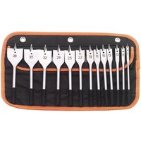 Draper 13 Piece Flat Wood Drill Bit Set