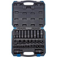 Draper 32 Piece Combination Drive Impact Hex Socket Set Metric
