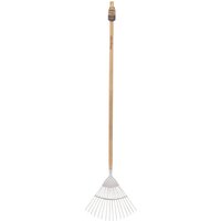 Draper 99020 Heritage Stainless Steel Lawn Rake With Ash Handle each