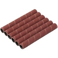 Draper Aluminium Oxide Sanding Sleeves 12.7 X 115Mm 80 Grit (Pack Of 6) pack 1 08364