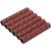 Draper Aluminium Oxide Sanding Sleeves 19 X 115Mm 80 Grit (Pack Of 6) pack 1 08402