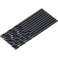 Draper Black Hss Drill Bit 2.5Mm X 57Mm (Pack Of 10) Pk 1 08819