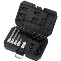 Draper 17 Piece Brake Caliper Socket and Bit Set