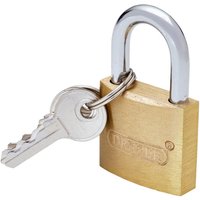 Draper Brass Cylinder Padlock 30Mm each 1 21726