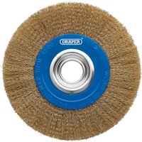Draper Brassed Steel Bench Grinder Wire Wheel Brush
