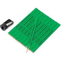 Draper Carpenterfts Pencils With Sharpener (Pack Of 10) Pk 1 12145